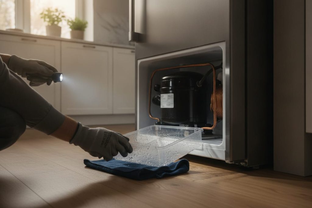 Bac de récupération d'eau frigo plein : Que faire ?